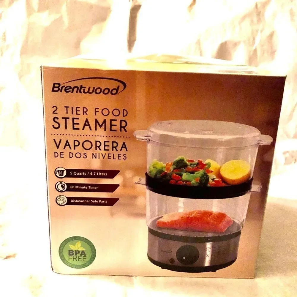 Two Tier Food Steamer Brentwood